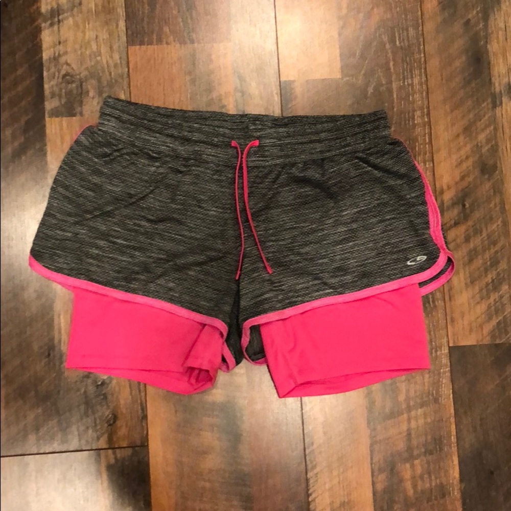 Champion shorts with built in spandex